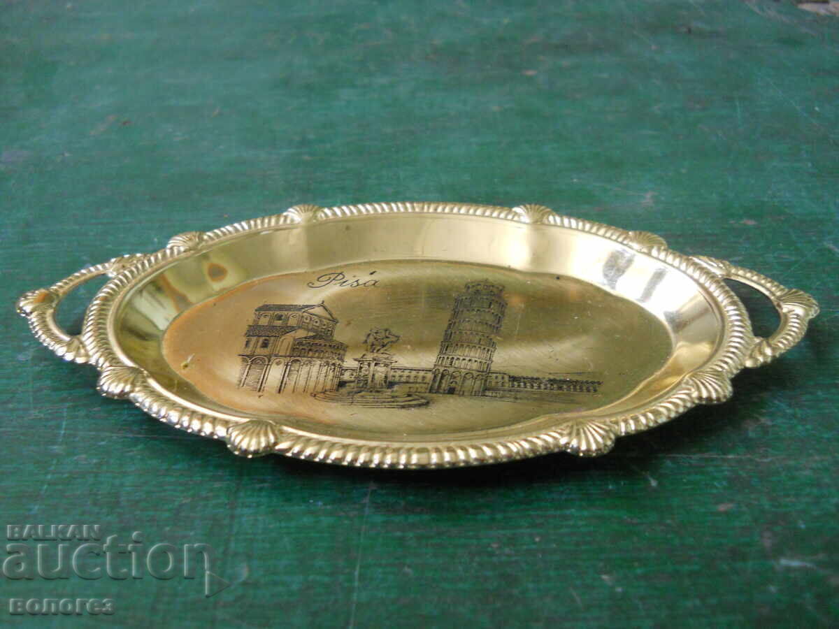 Brass panel-tray - Pisa, Italy with price 3.60 €