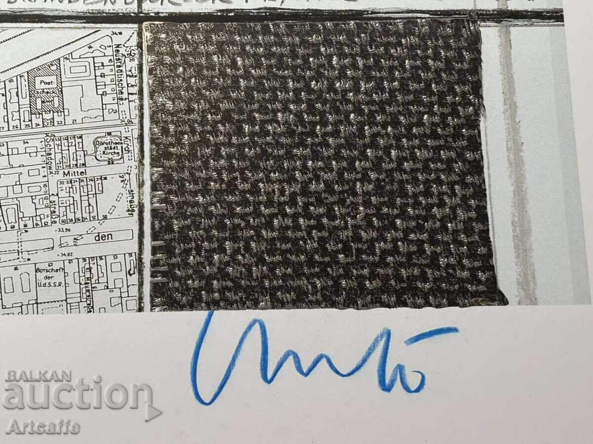 Christo-Christo Javacheff Christo-Wrapped Reichstag, signed with price € 1200.00 | 2347.00 BGN