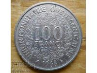 100 франка 1968 г  - Западна Африка
