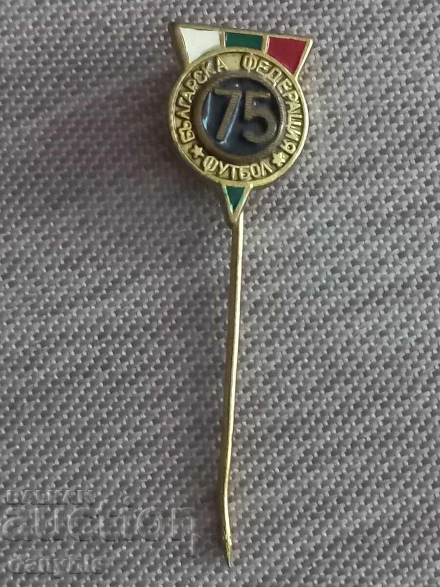 Football badge - BFF 75 years