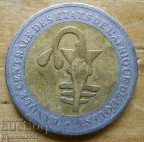 200 franci 2005 - Africa de Vest (bimetal) cu preț € 1.80 | 3.52 BGN
