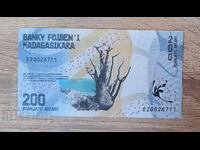 Madagascar 200 ariary 2017 UNC