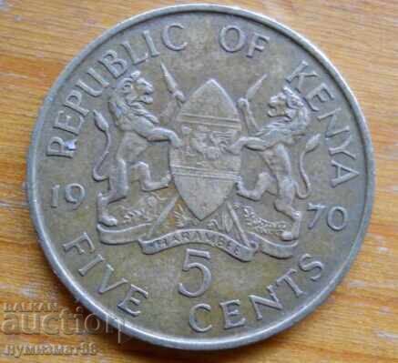 5 cenți 1970 - Kenya