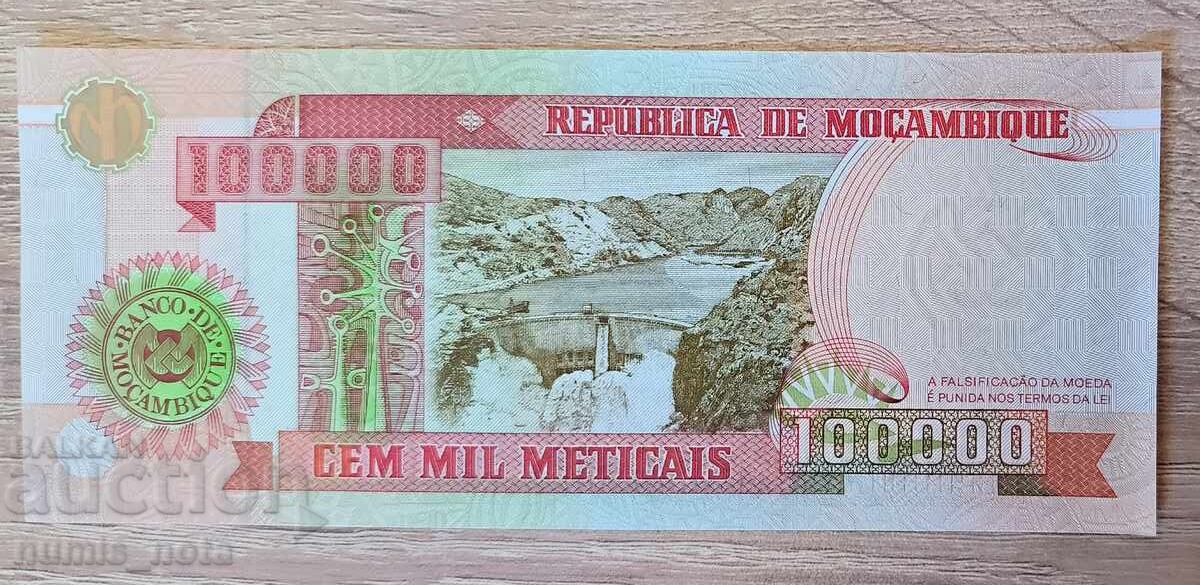 Мозамбик 100000 метакаис 1993 година UNC с цена € 13.00 | 25.43 лв.