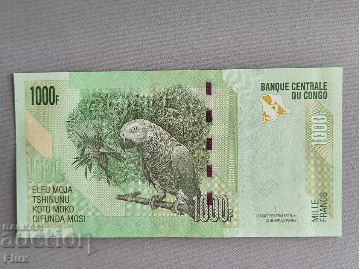 Banknote - Congo - 1000 Francs UNC | 2022 with price € 3.00 | 5.87 BGN Banknote - Congo - 1000 Francs UNC | 2022 with price € 3.00 | 5.87 BGN