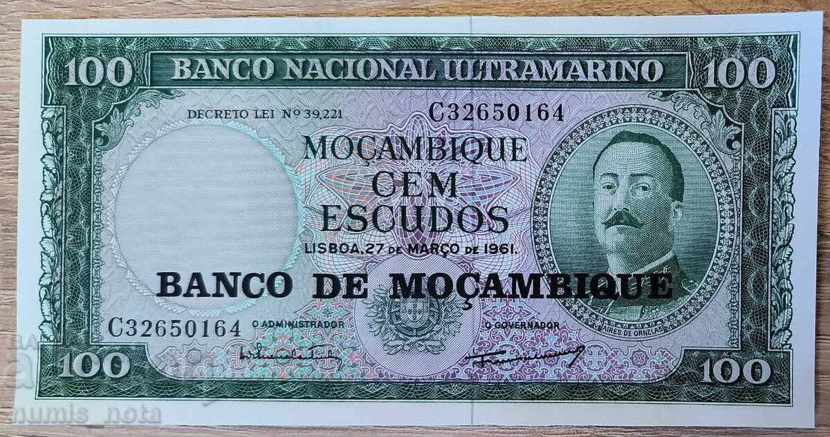 Μοζαμβίκη 100 εσκούδο 1961 UNC Μοζαμβίκη 100 εσκούδο 1961 UNC