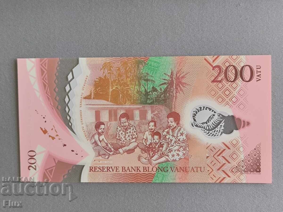 Τραπεζογραμμάτιο - Βανουάτου - 200 vatu UNC | 2020 με τιμή € 8.00 | 15.65 BGN