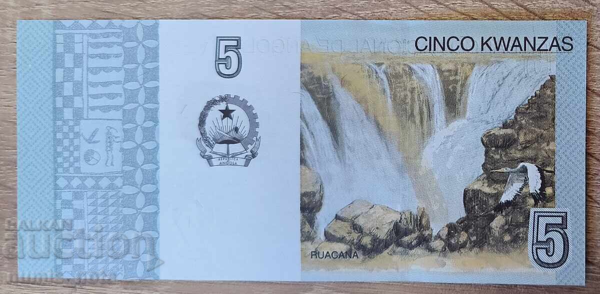 Angola 5 Kwanza 2012 UNC with price € 2.00 | 3.91 BGN Angola 5 Kwanza 2012 UNC with price € 2.00 | 3.91 BGN