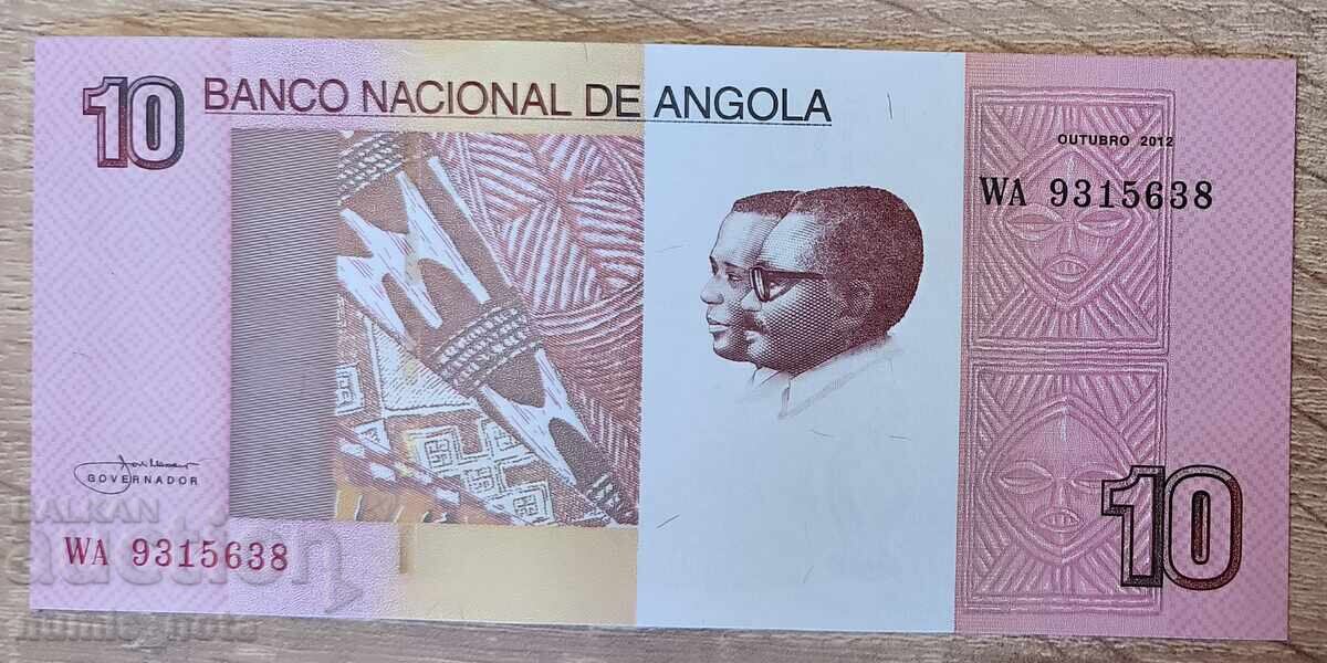 Angola 10 Kwanza 2012 UNC