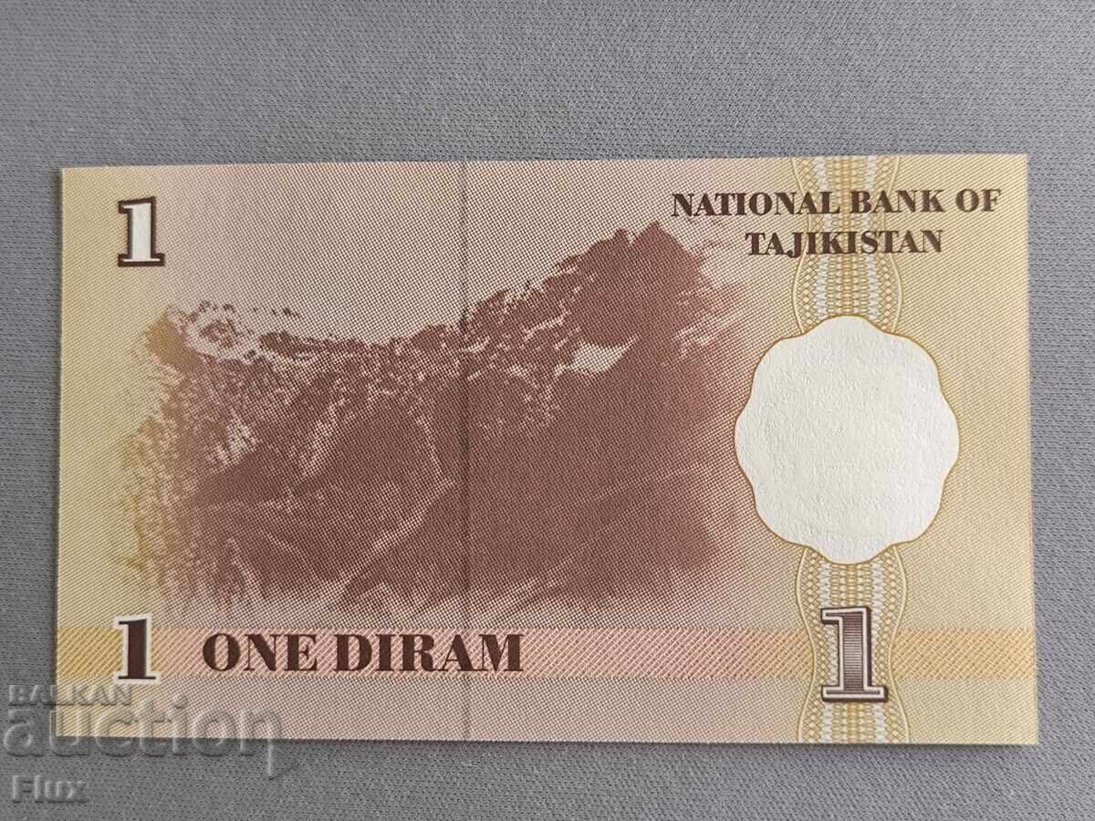 Banknote - Tajikistan - 1 Diram UNC | 1999 with price € 1.50 | 2.93 BGN