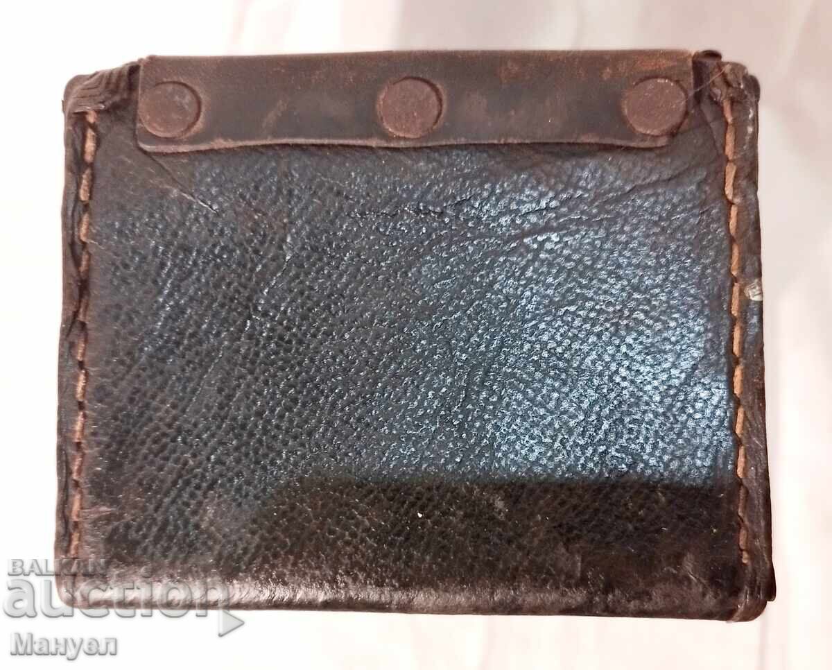 Old leather bag Amtsanschliesser 33, Wehrmacht, WWII - 5