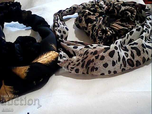 set of cord scarf necklace new