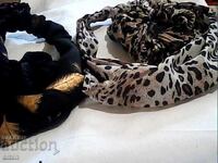 set of cord scarf necklace new
