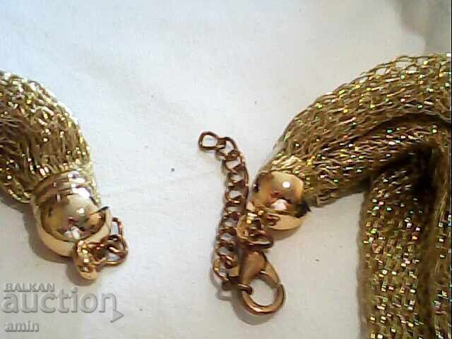 колие от позлатан плат конец с цена € 4.00 | 7.82 лв.