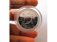 Argint 1 oz Navă Vikingă 2025 Insula Man