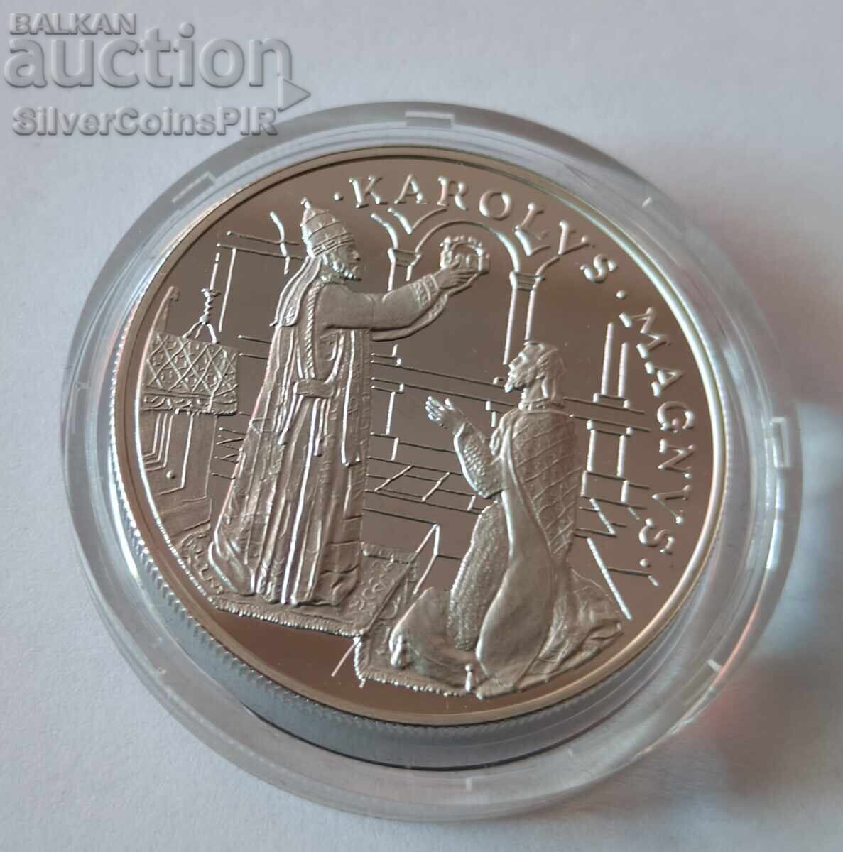 Argint 10 Dinari Carol cel Mare 1996 Andorra Ecu cu preț € 0.01 | 0.02 BGN