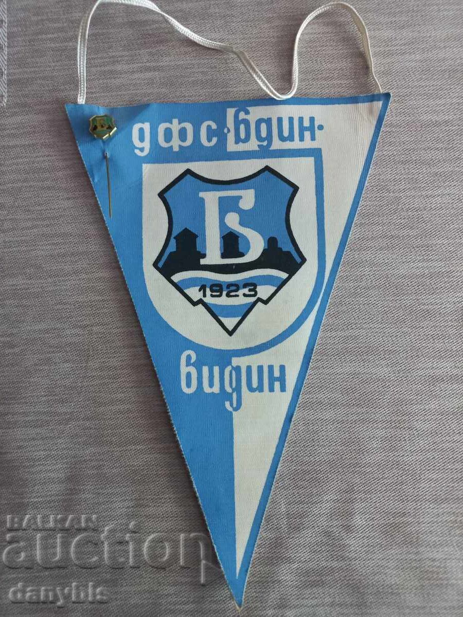 Football pennant and badge - DFS Bdin Vidin Football pennant and badge - DFS Bdin Vidin