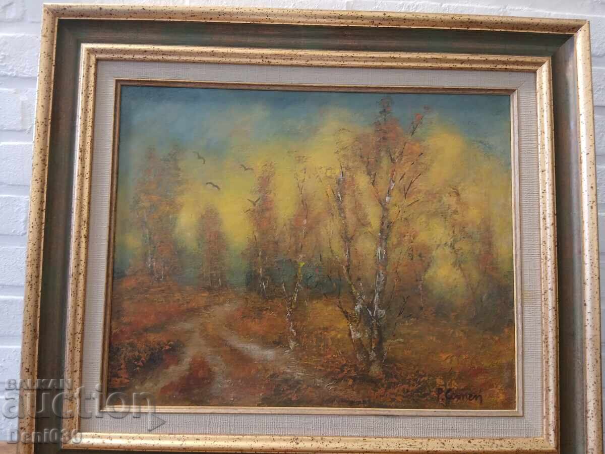 Auction  Beautiful original oil painting on canvas in a beautiful frame