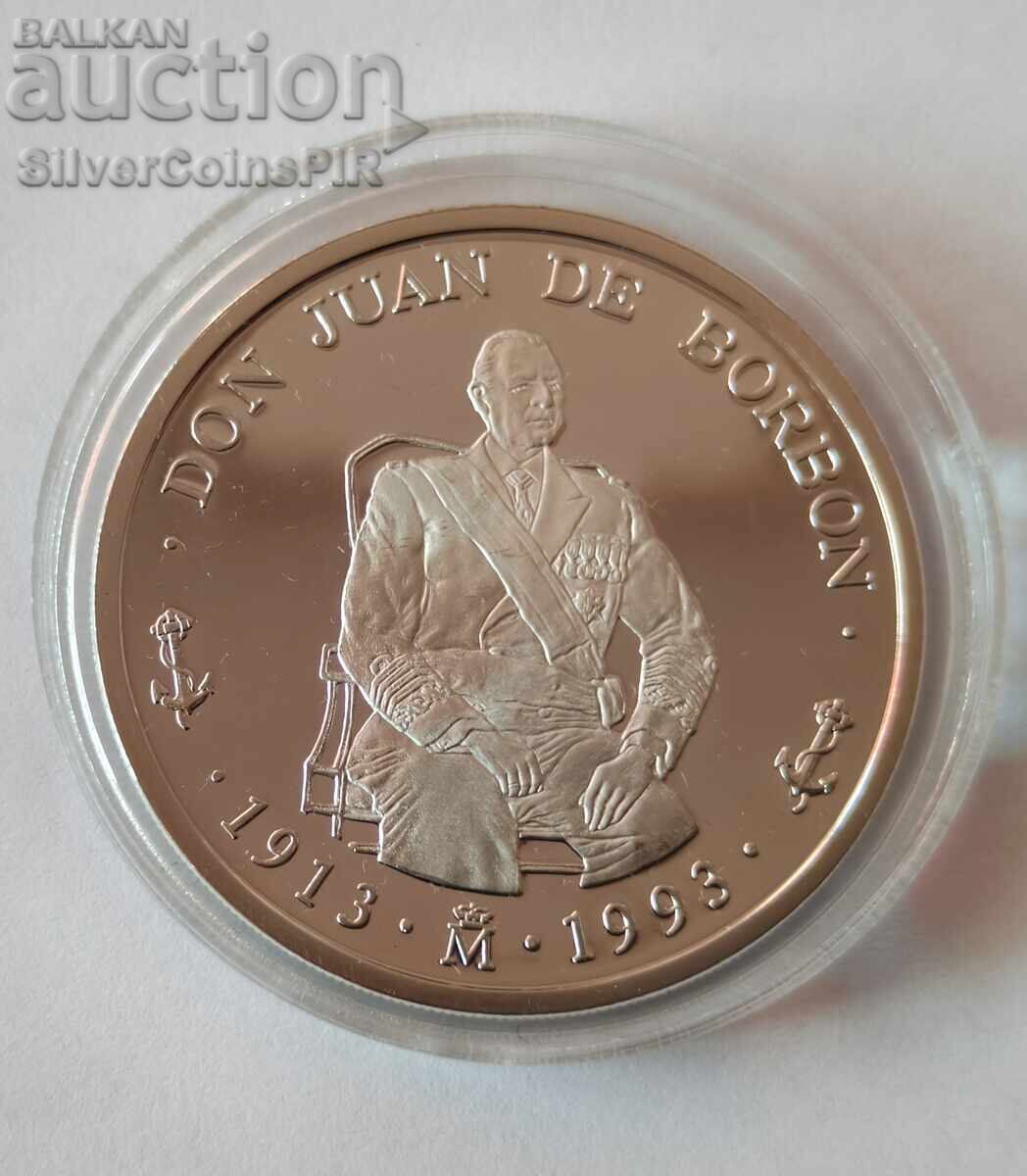 Argint 5 ECU Don Juan de Borbon 1993 Spania - 6