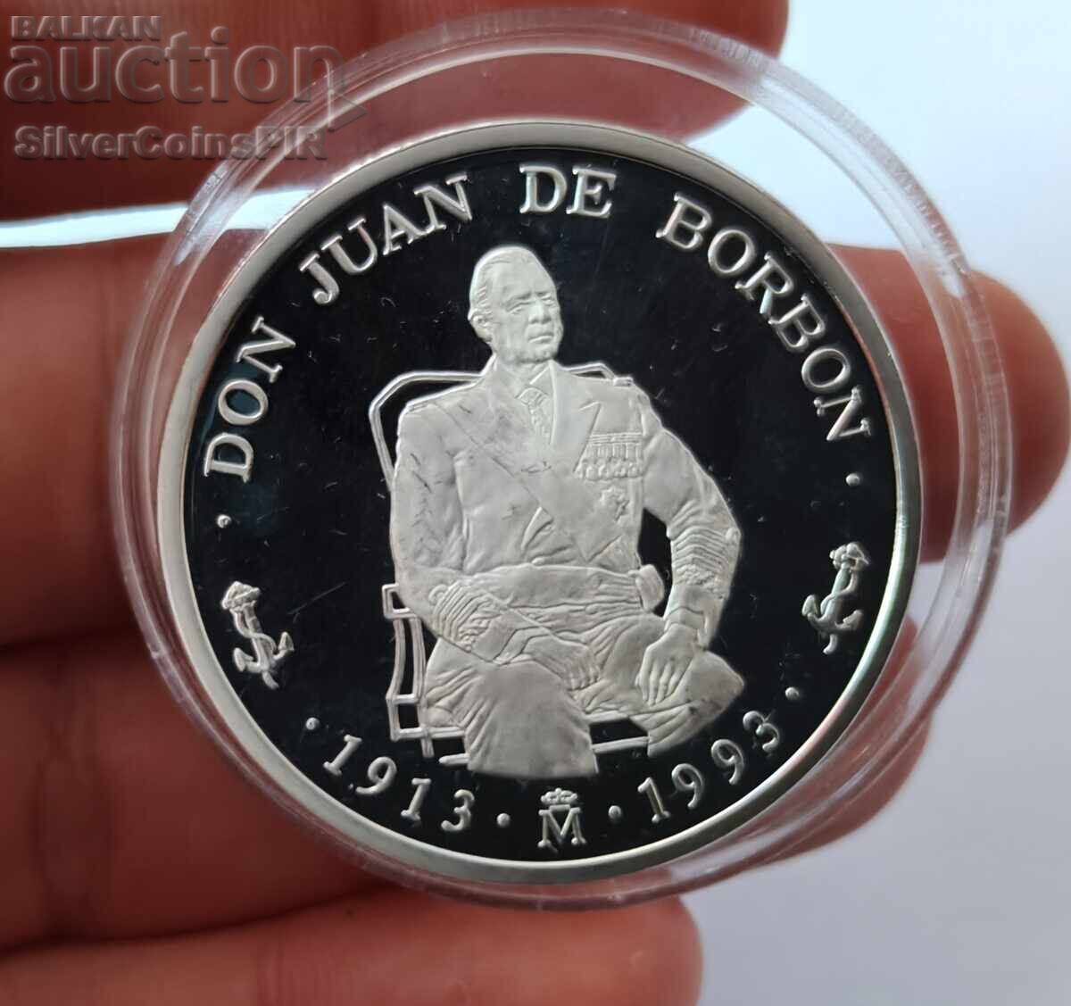 Argint 5 ECU Don Juan de Borbon 1993 Spania