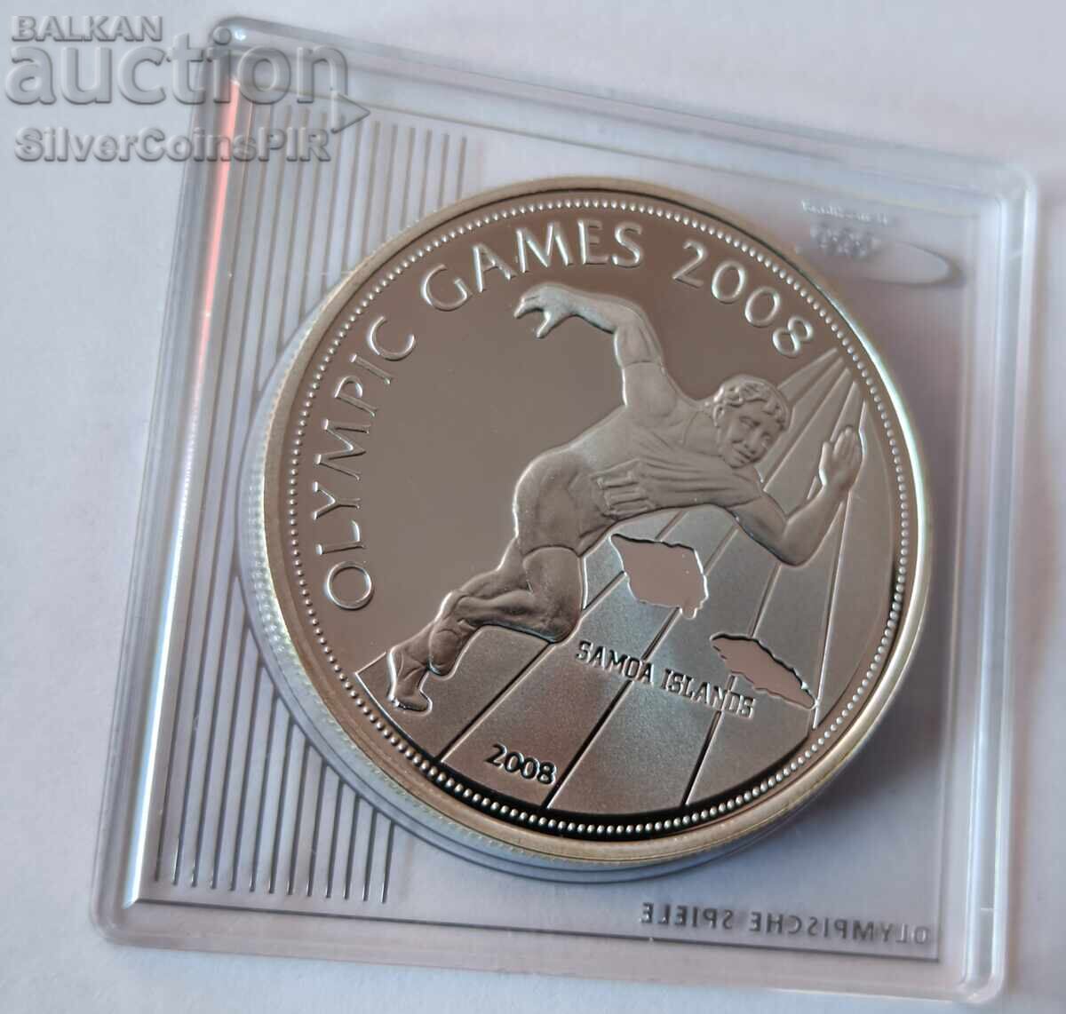Argint 5 Tala Olimpiada 2008 Samoa cu preț € 0.01 | 0.02 BGN