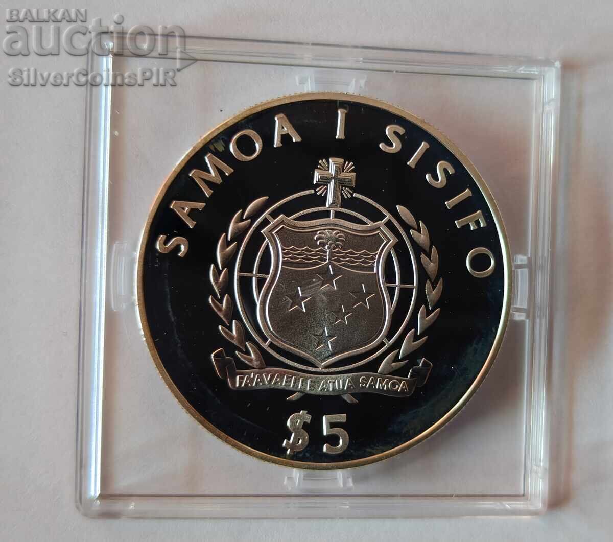 Licitație Argint 5 Tala Olimpiada 2008 Samoa