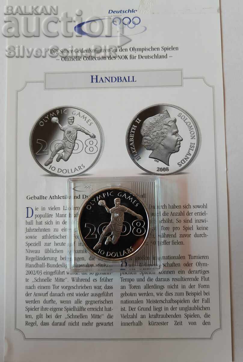 Argint 10 Dolari Olimpiada 2008 Insulele Solomon cu preț € 0.01 | 0.02 BGN Argint 10 Dolari Olimpiada 2008 Insulele Solomon cu preț € 0.01 | 0.02 BGN