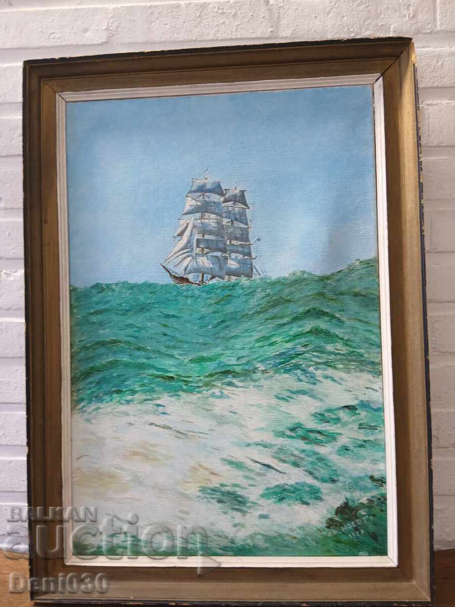 Original oil painting on canvas 1977