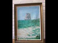 Original oil painting on canvas 1977