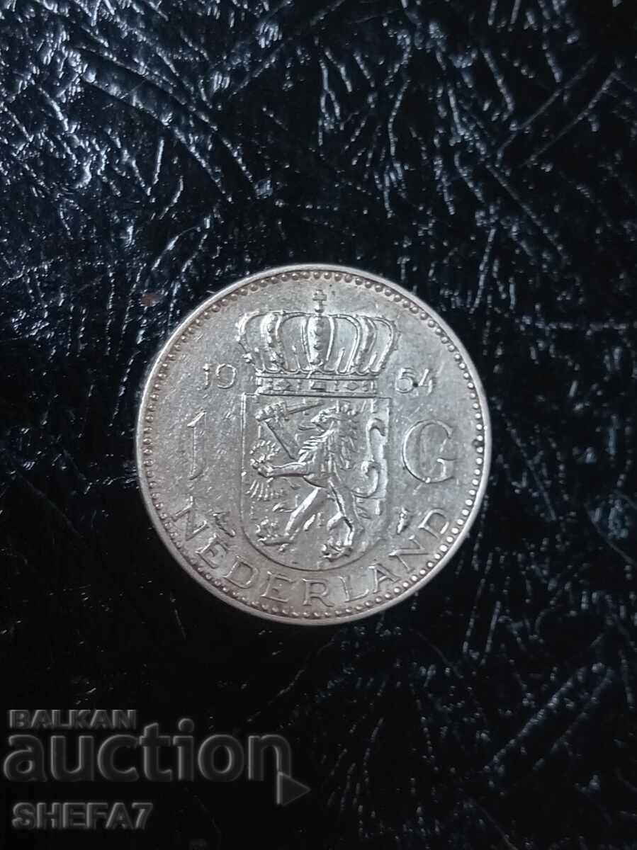 1 Gulden Ολλανδία 1954