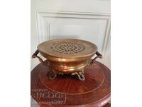 Victorian food warming dish