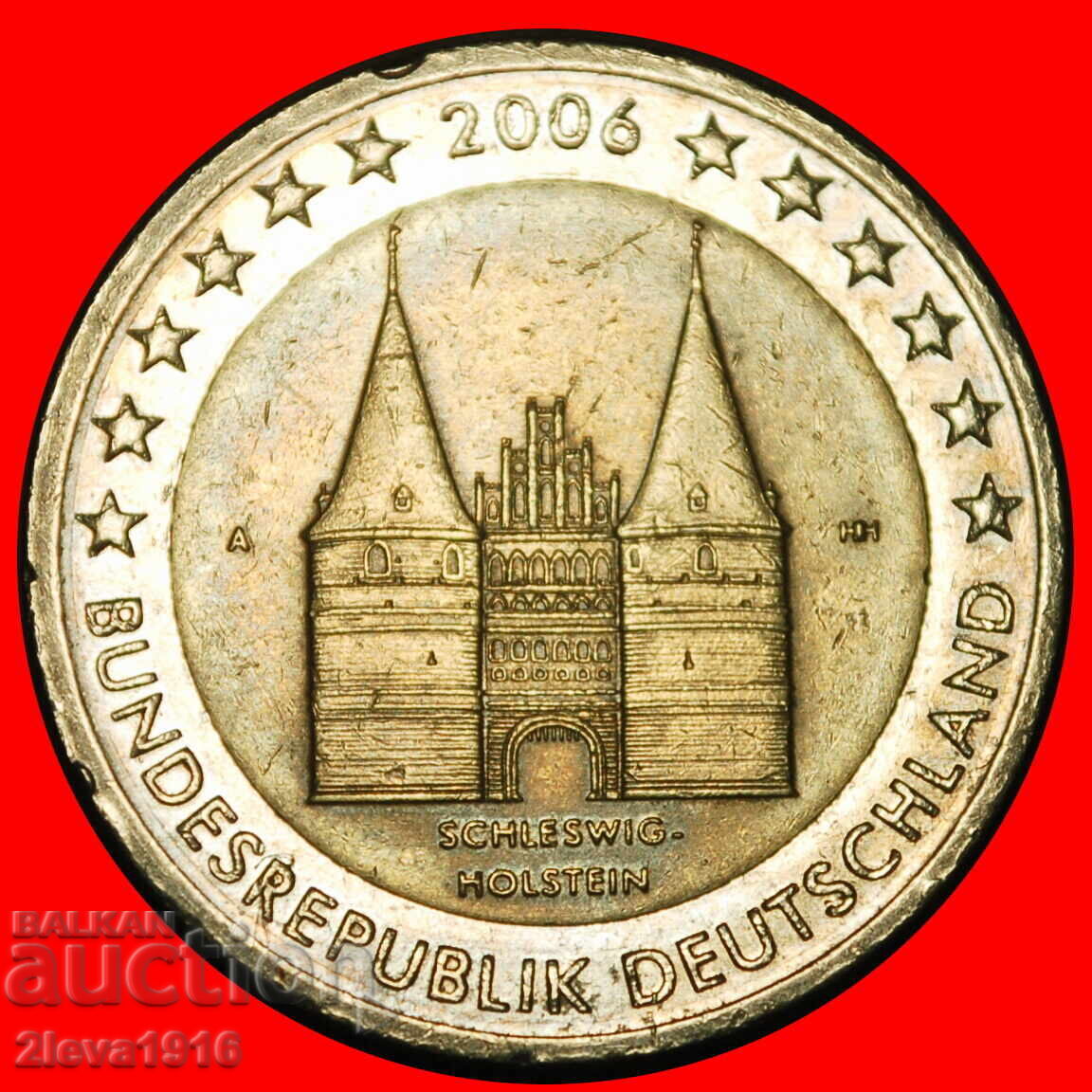 ★ SCHLESWIG-HOLSTEIN: GERMANY★2 EUROS 2006A! PRUSSIA PHALLIC