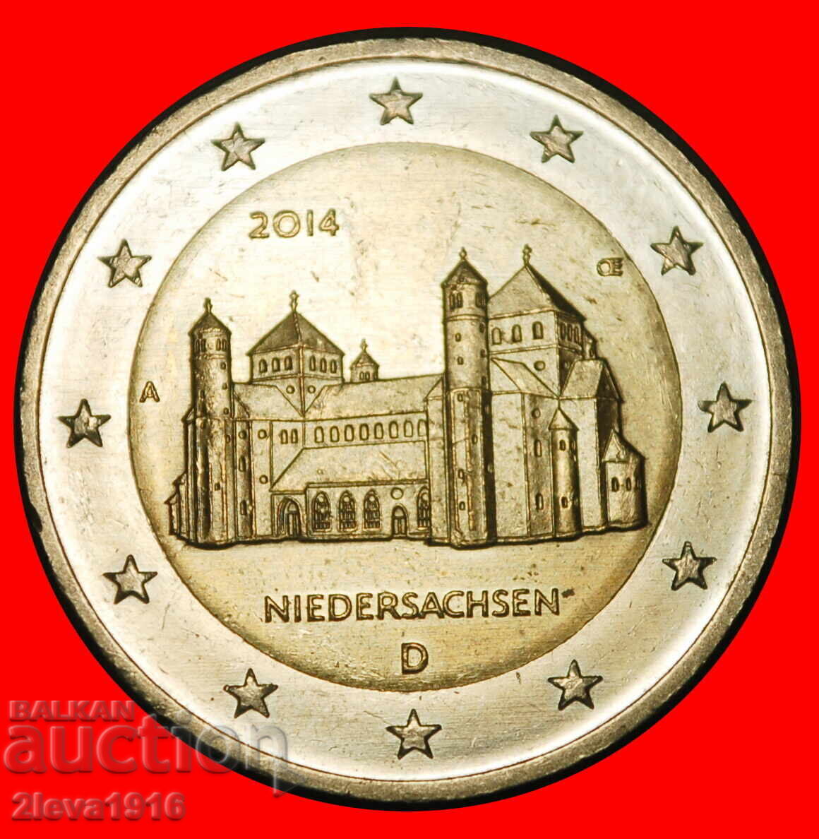 SAXONIA INFERIOARĂ: GERMANIA★2 EURO 2014A! NON-FALIC 2007-2026