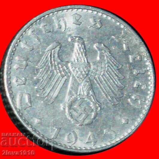 Ⰺ THIRD REICH (1933-1945): GERMANY★50 PFENNIG 1943B AUSTRIA! με τιμή € 9.39 | 18.37 BGN