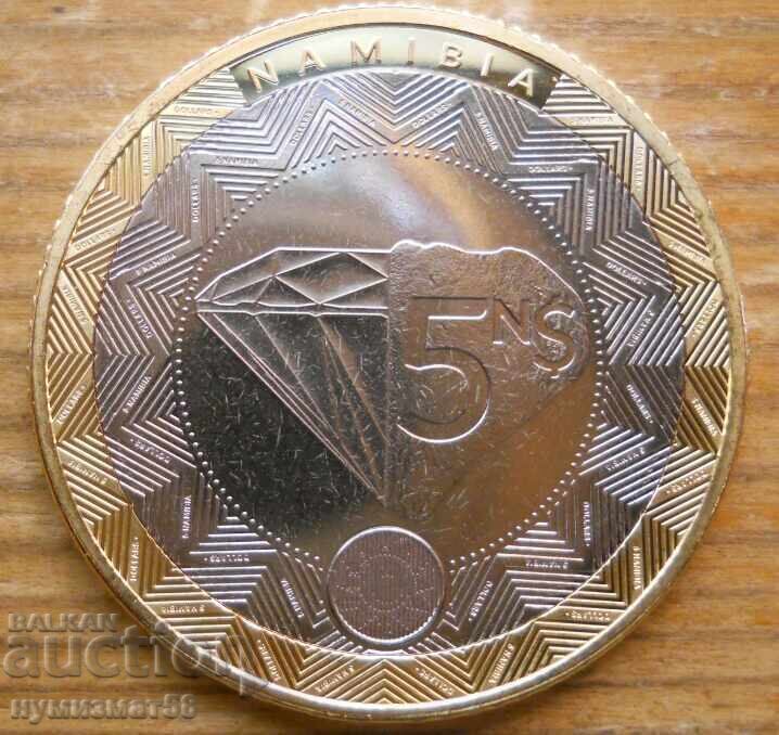 5 dollars 2025 - Namibia (bimetallic)