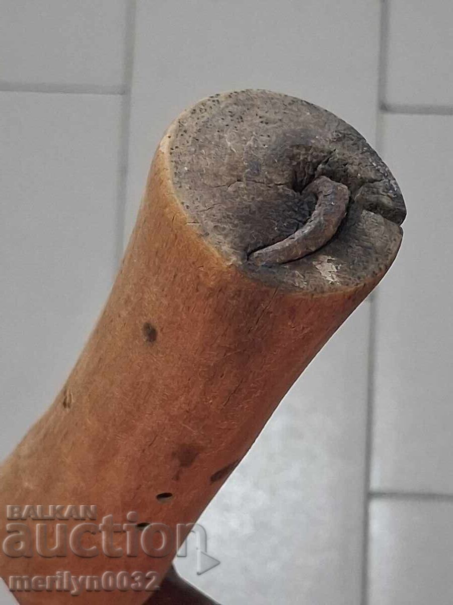 Old scythe, sickle, blade, wrought iron - 7