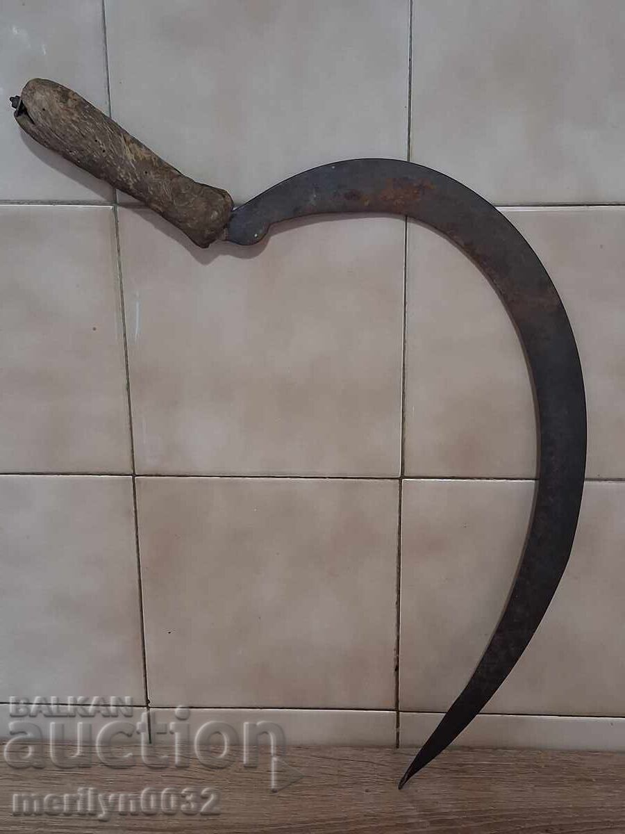 Delivery of Old scythe, sickle, blade, wrought iron