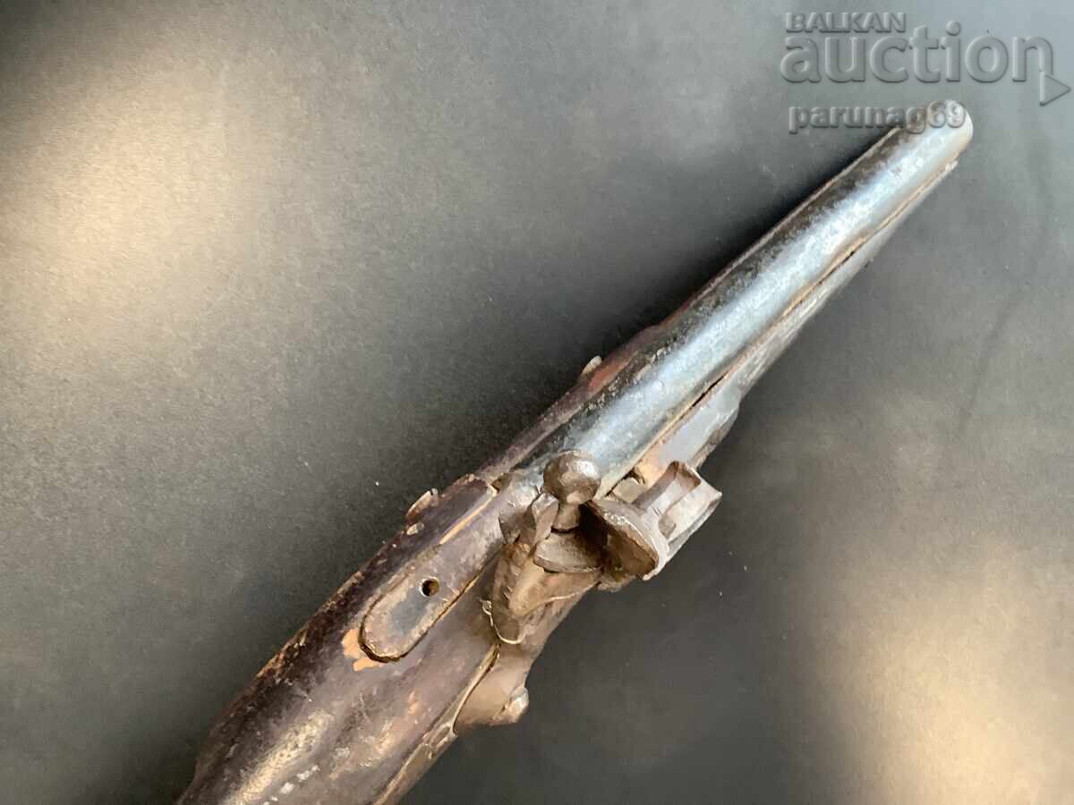Licitație Pistol cu cremene din secolul al XIX-lea Licitație Pistol cu cremene din secolul al XIX-lea