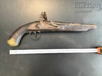 Pistol cu cremene din secolul al XIX-lea