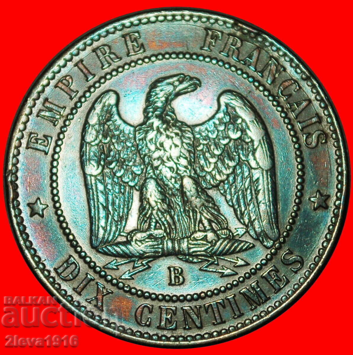Delivery of NAPOLEON III 1852-1870: FRANCE★10 CENTIMES 1856B DISCOVERY