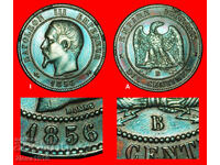 NAPOLEON III 1852-1870: FRANȚA★10 CENTIME 1856B DESCOPERIRE