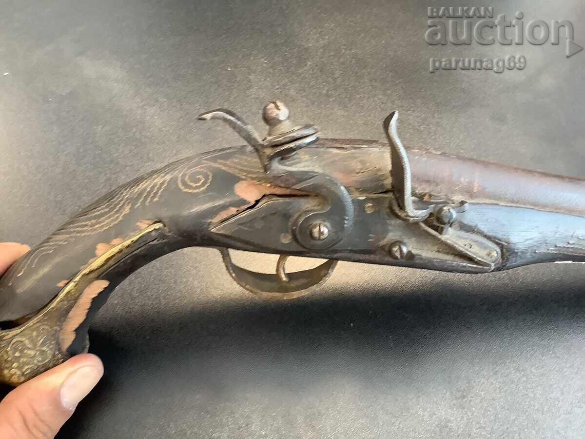 Pistol cu cremene din secolul al XIX-lea - 7