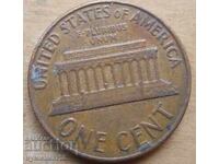 1 цент 1962 г  - САЩ