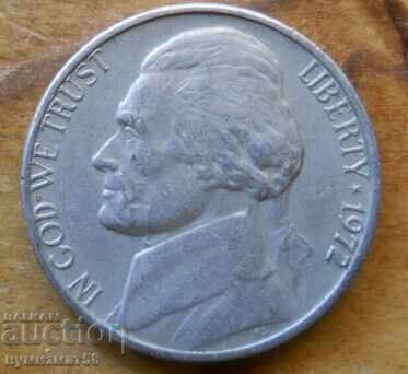 5 центa 1972 г  - САЩ с цена 0.20 €