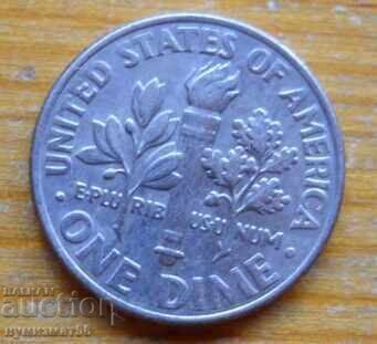 10 цента 2000 г  - САЩ (D)