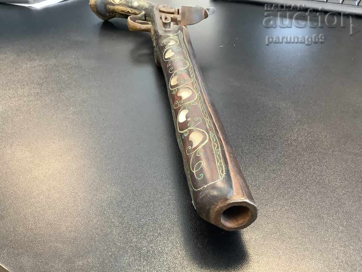Licitație Pistol cu cremene din secolul al XVIII-lea
