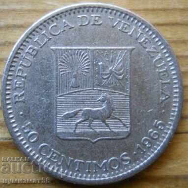 50 сентимос 1965 г  - Венецуела