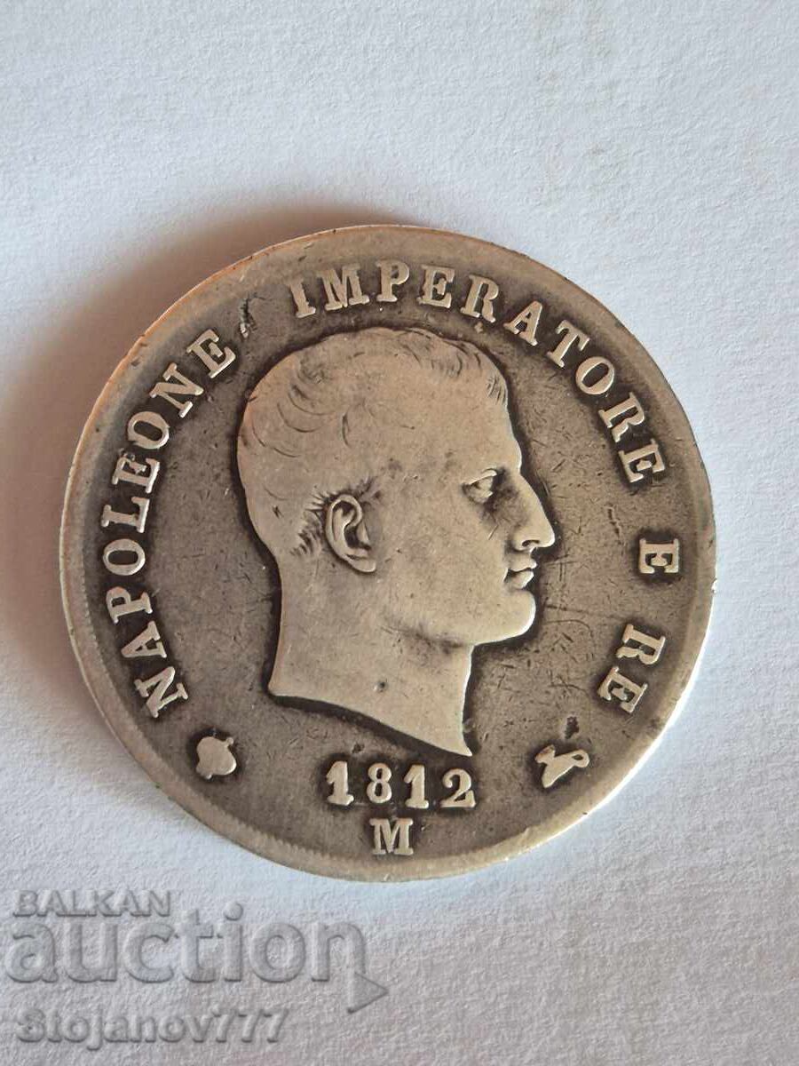5 lire 1812 Napoleon cu preț € 105.00 | 205.36 BGN