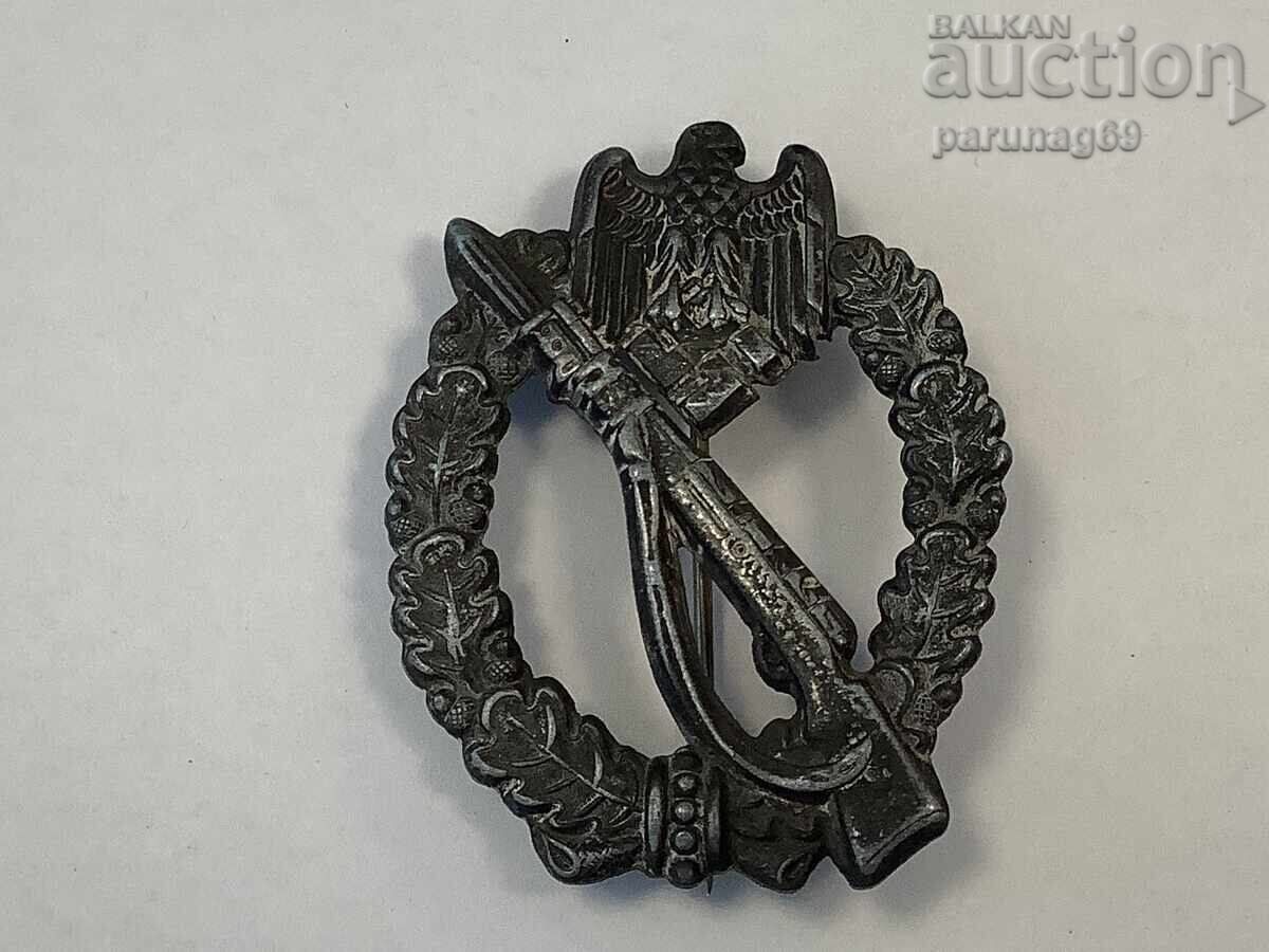 Germania - Al Treilea Reich - INSIGNA DE ASALT INFANTERIE - Al Doilea Război Mondial Germania - Al Treilea Reich - INSIGNA DE ASALT INFANTERIE - Al Doilea Război Mondial