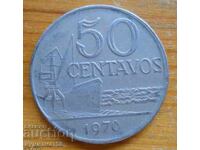 50 centavos 1970 - Brazil